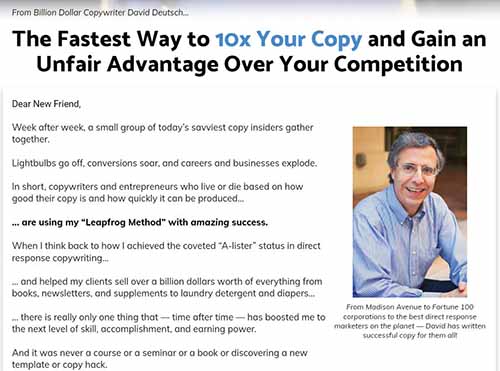 大卫·多伊奇《一流文案写作秘诀》会员销售信