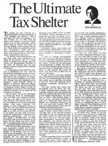 终极避税天堂，泰德尼古拉斯买书销售信-销售信军火库