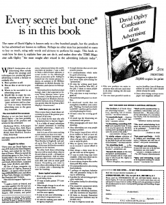 大卫·奥格威《广告人的自白广告》销售信-销售信军火库