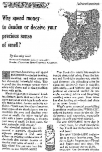 为什么要花钱伤害或欺骗你娇贵的嗅觉-销售信军火库