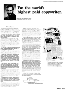 约瑟夫·舒格曼为美国癌症协会撰写的捐款广告-销售信军火库