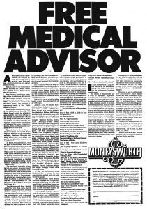 拉尔夫·金茨堡的免费医疗顾问广告-销售信军火库