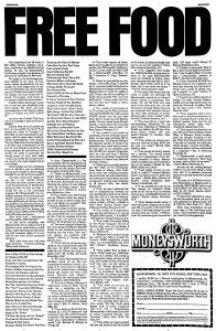 拉尔夫·金兹堡(Ralph Ginzburg ) 的免费食品广告-销售信军火库